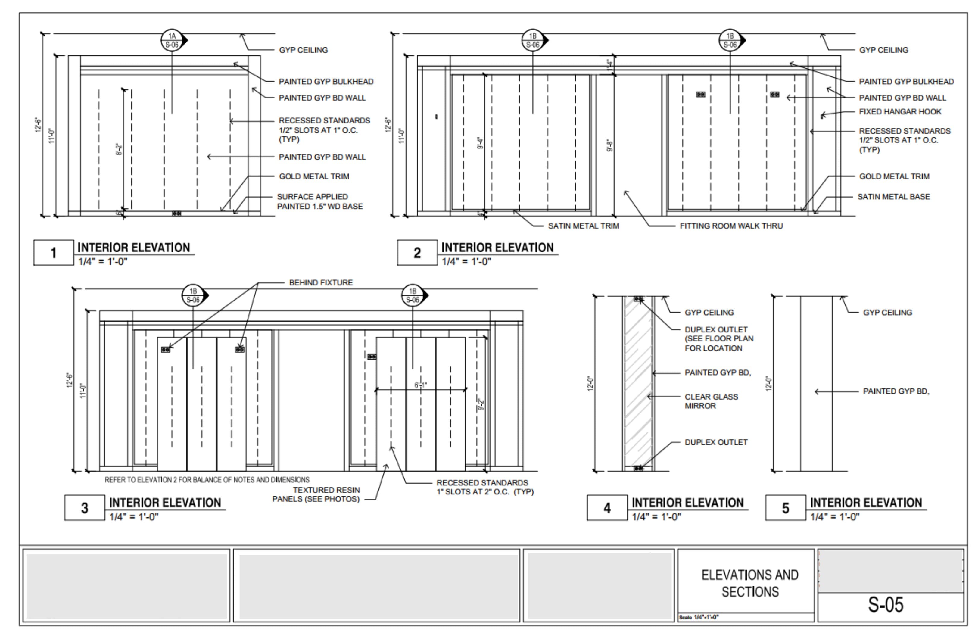 Store elevation survey